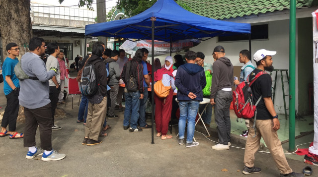 Kegiatan hapus tato di Masjid Cut Meutia (Foto: Moh Fajri/kumparan)