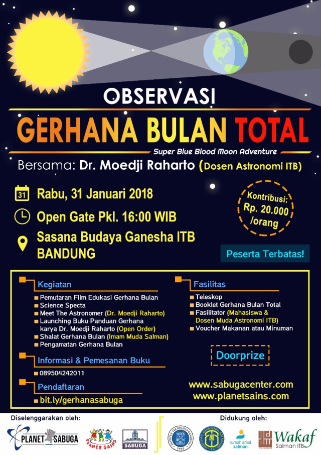 Lokasi pengamatan gerhana bulan total (Foto: dok. istimewa)