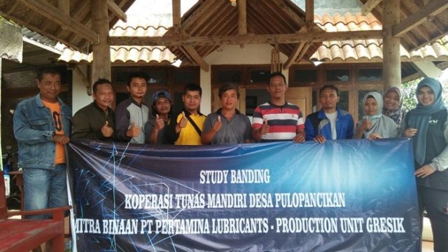 Berdayakan Masyarakat, Kartar Pulopancian Gresik Gandeng Pertamina Lubricant