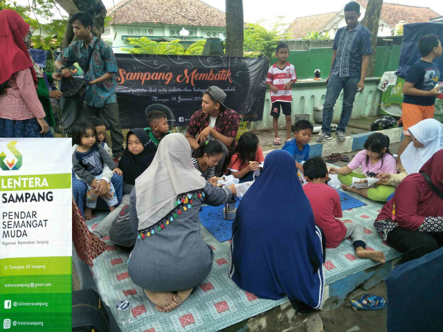 "LENTERA" MENGAJAK MASYARAKAT MELESTARIKAN BATIK SAMPANG
