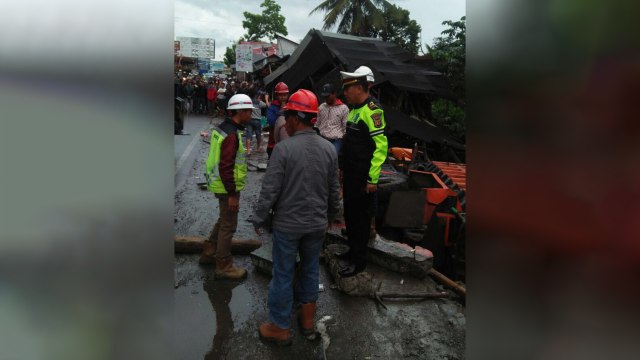 Kecelakaan truk di Cikereteg (Foto: Istimewa)