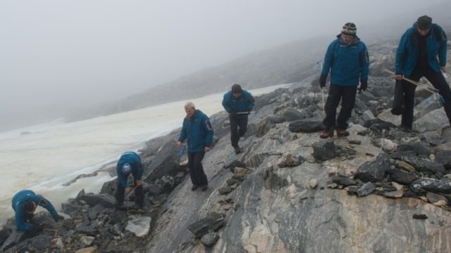 Tim peneliti di Oppland, Norwegia (Foto: Johan Wildhagen, Palookaville via University of Cambridge)