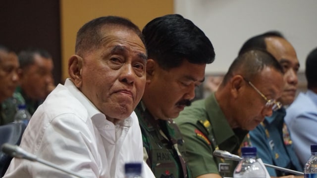 Ryamizard Ryacudu dan Panglima TNI Hadi Tjahjanto. (Foto: Fanny Kusumawardhani/kumparan)