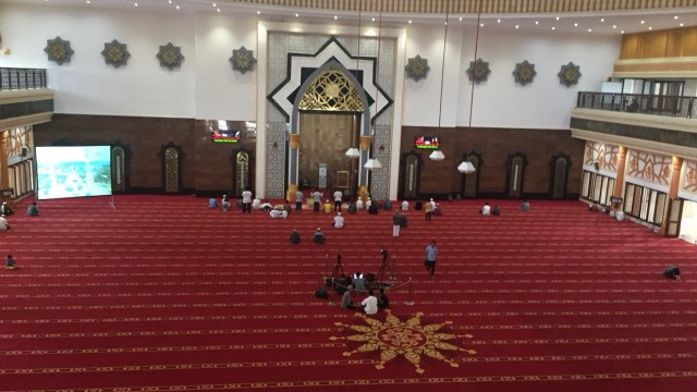 Ruang sholat pria (Foto: Bella Cynthia Ratnasari/kumparan)