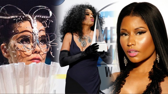 Björk, Diana Ross, ​Nicki Minaj  (Foto: Reuters/Danny Moloshok, Instagram @bjork)