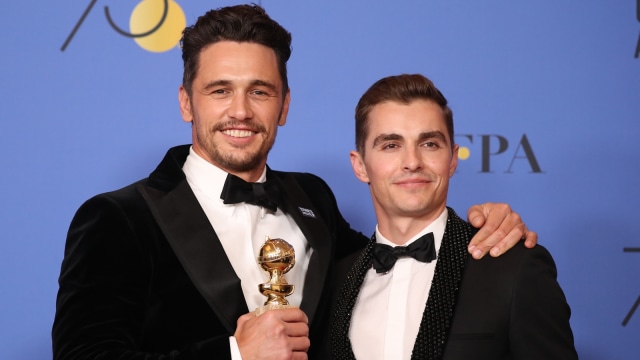 James Franco dan Dave Franco. (Foto: Reuters/Lucy Nicholson)