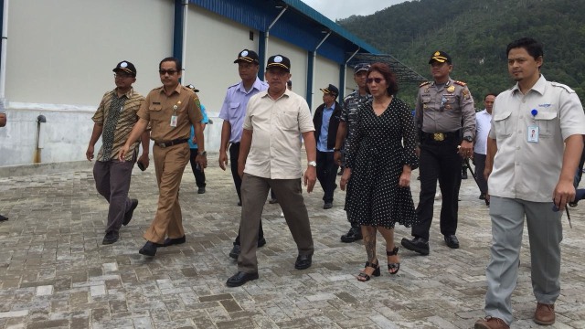 Menteri Susi di SKPT Lampa (Foto: Ahmad Romadoni/kumparan)