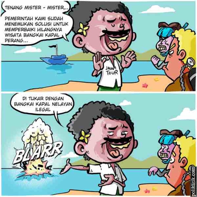 Peremajaan Wisata Bangkai Kapal