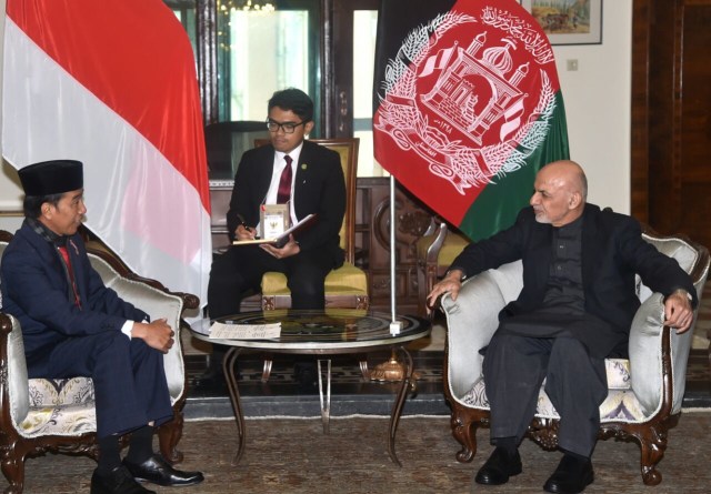 Presiden Joko Widodo di Afghanistan (Foto: Biro Pers Setpres)
