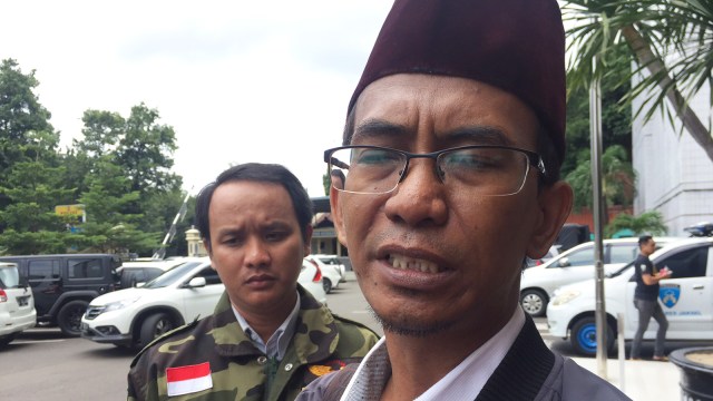 LBH GP Ansor datangi Polres Jaksel Foto: Raga Imam/kumparan