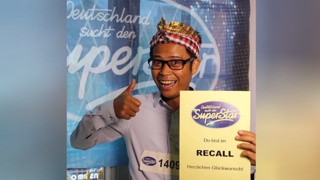 Robinto di ajang Jerman Idol 2018 (Foto: Instagram @robianbento)
