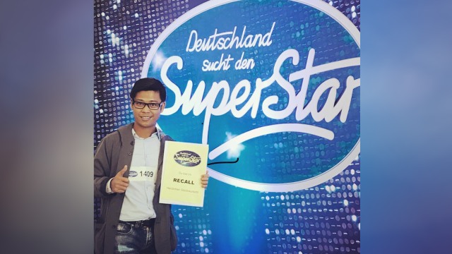 Robinto di ajang Jerman Idol 2018 (Foto: Instagram @robianbento)