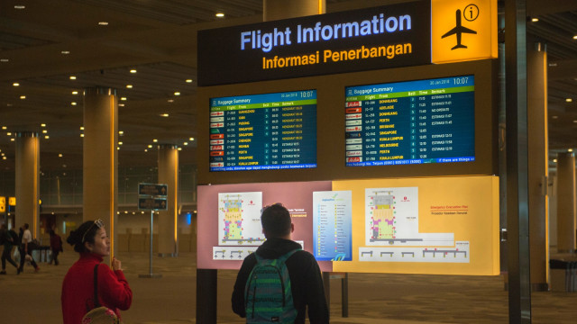 Ilustrasi informasi penerbangan (Foto: ANTARA/Nyoman Budhiana)