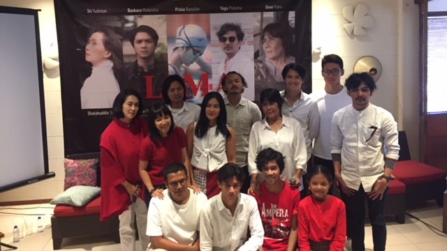 Presscon film Lima (Foto:  Giovanni/kumparan)