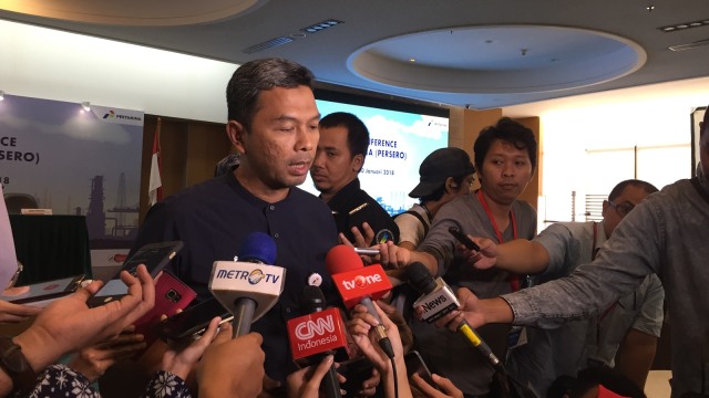 VP Communications Pertamina, Adiatma Sardjito. (Foto: Ema Fitriyani/kumparan)