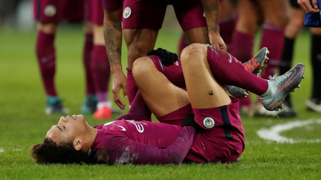 Pemain Manchester City, Leroy Sane. (Foto: Andrew Boyers/Reuters)