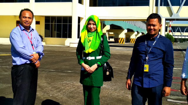 Pramugari Citilink nyaman menggunakan hijab. (Foto: Zuhri Noviandi/kumparan)