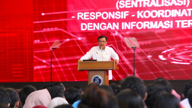 Kepala BIN Budi Gunawan di kuliah umum ITB. (Foto: dok. ITB)