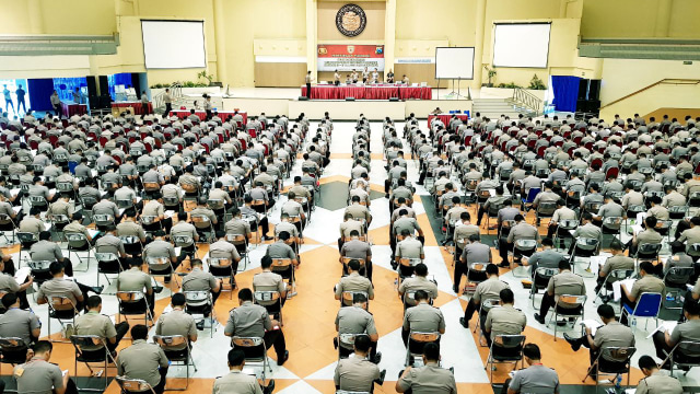 Test psikologi Sekolah Inspektur Polri 2018 (Foto: dok SDM Polri)