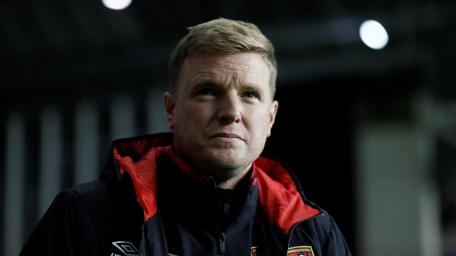 Eddie Howe di sebuah laga Piala FA. Foto: Reuters/Carl Recine