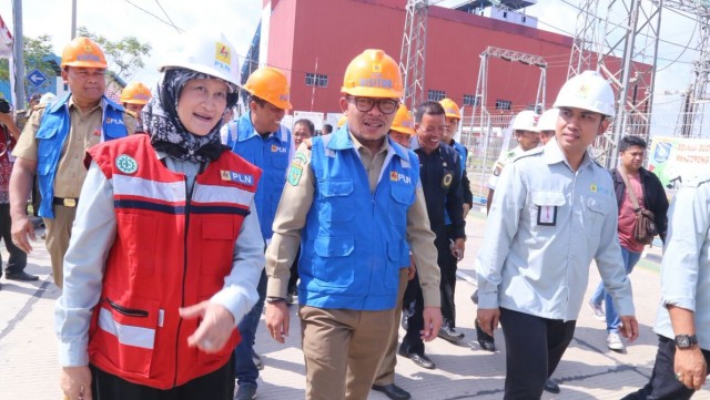 Menaker tinjau K3 di PLTU Aik Anyer (Foto: Dok. Kemnaker)