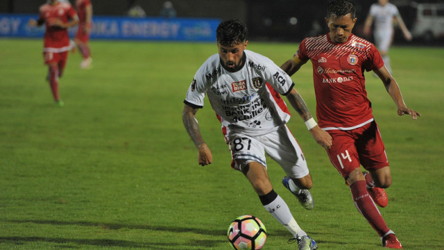 Gelandang Bali United, Stefano Lilipaly. (Foto: Nyoman Budhiana/Antara)