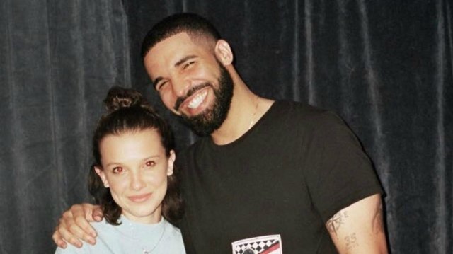 Millie Bobby Brown dan Drake (Foto: Instagram @milliebobbybrown)