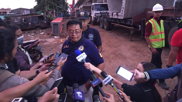 Lapfor usai meninjau lokasi crane di Matraman (Foto: Raga Imam/kumparan)