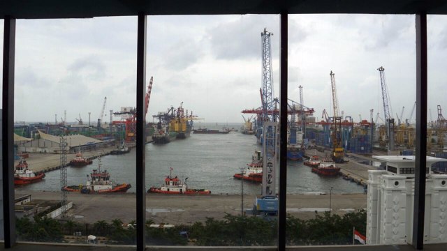 Pelabuhan Tanjung Priok. (Foto: Iqbal Firdaus/kumparan)