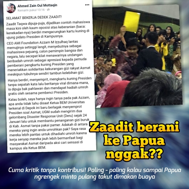 Kartu Kuning Ketua BEM UI: Antara Kenaifan dan Kebodohan