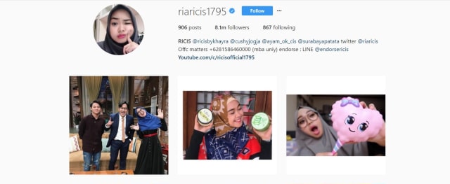 Daftar Selebgram Hits Indonesia 2018 (4)