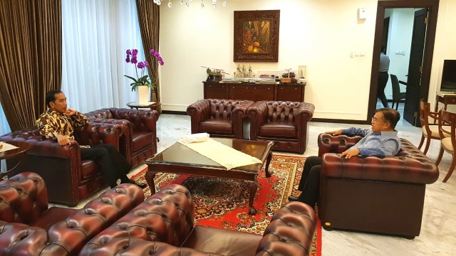 Jokowi-JK di Kantor Wapres (Foto: Dok. Setwapres)