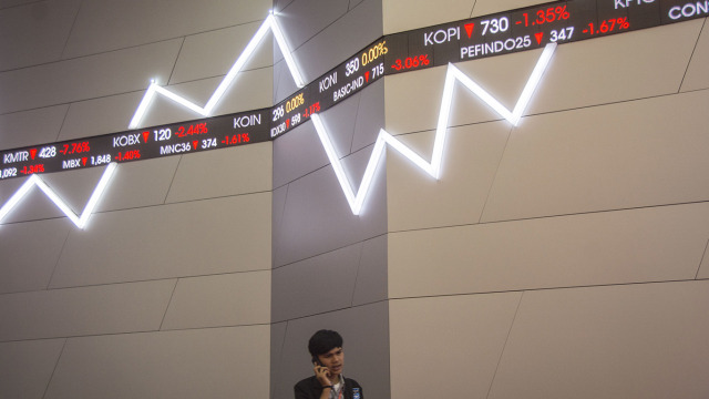 IHSG ditutup melemah (Foto: Antara/Aprillio Akbar)