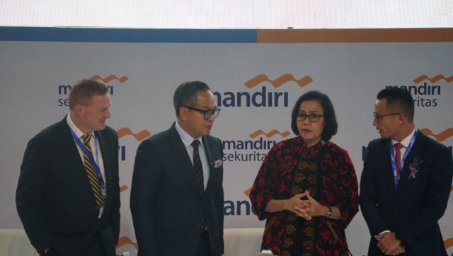 Sri Mulyani dalam acara Mandiri Invest Forum  (Foto: Nugroho Sejati/kumparan)