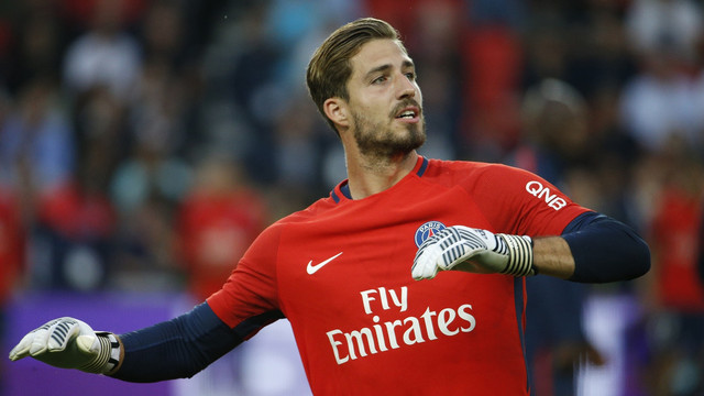 Kiper Paris Saint-Germain, Kevin Trapp. (Foto: GEOFFROY VAN DER HASSELT/AFP)