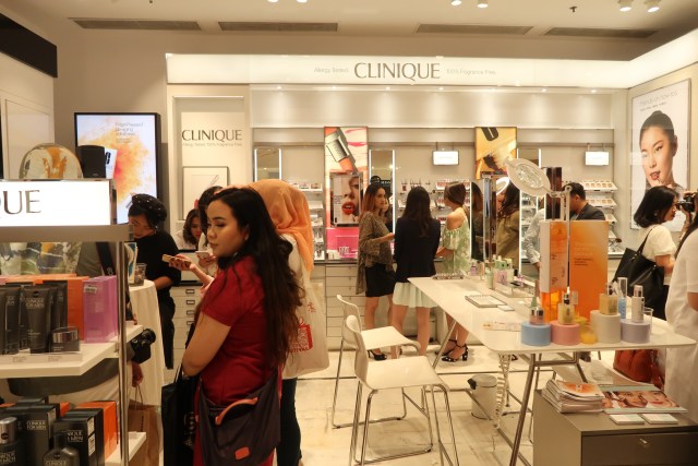 Gerai terbaru Clinique di Grand Indonesia (Foto: Intan Kemala Sari/kumparan)