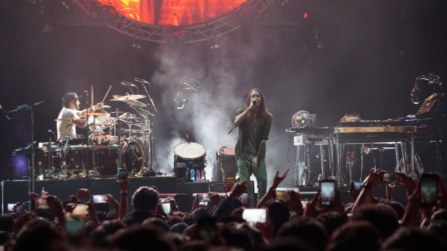Suasana konser band Incubus di Kemayoran, Jakarta. (Foto: Aditia Noviansyah/kumparan)