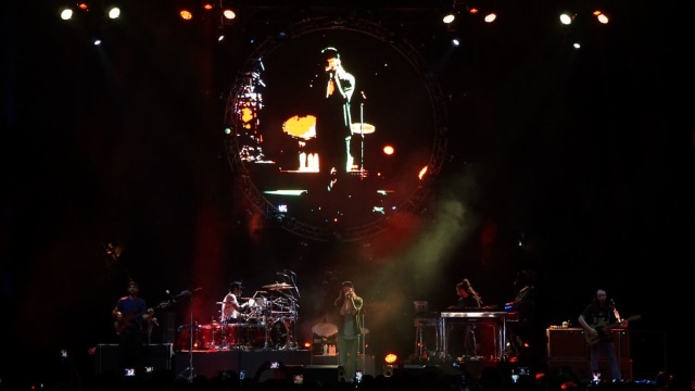 Suasana konser band Incubus di Kemayoran, Jakarta. (Foto: Aditia Noviansyah/kumparan)