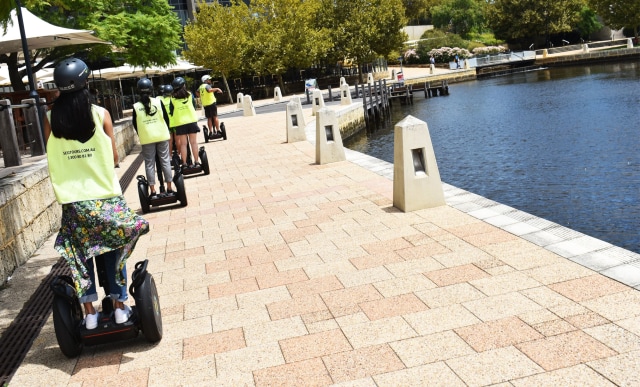 Segway Tour di Perth (Foto: (Muhammad Iqbal/kumparan))