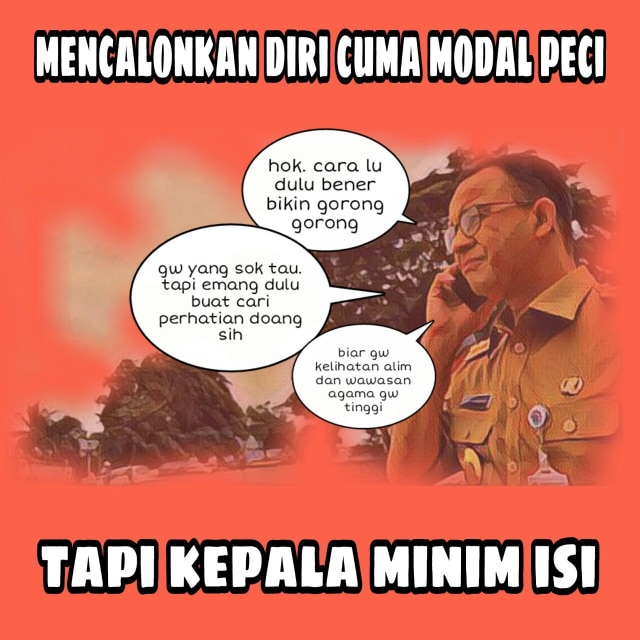 Gubernur Anies, Kini Kau Tak Seperti yang Kau Katakan Dulu