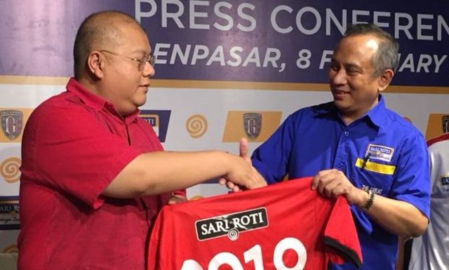 Sari Roti Ikut Jadi Official Partner Bali United