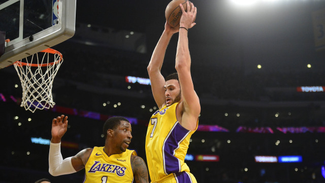 Aksi Nance Jr bersama Lakers. (Foto: Gary A. Vasquez-USA TODAY Sports)