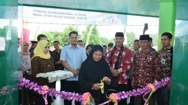 Walikota Jambi SY. Fasha Resmikan Penggunaan RS. Abdurahman Sayuti