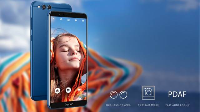 Ponsel Honor 7X. (Foto: Bianda Ludwianto/kumparan)