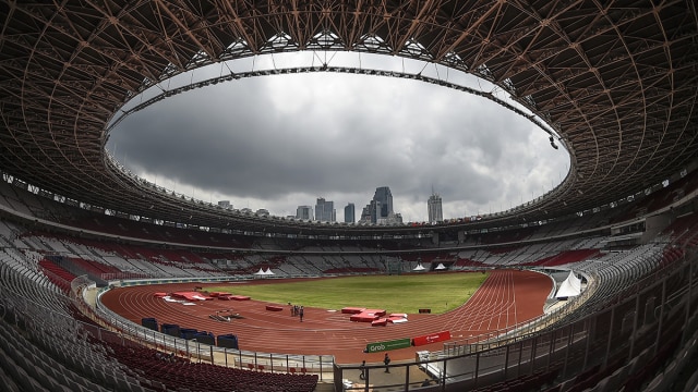 Stadion Utama Gelora Bung Karno, Senayan, Jakarta.  Foto: Antara/Sigid Kurniawan