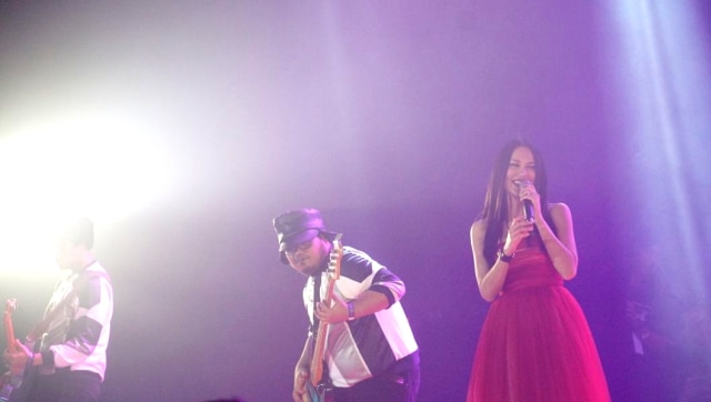 Penampilan Sophia Latjuba dan NEV di LAFFestival (Foto: Nugroho Sejati/kumparan)