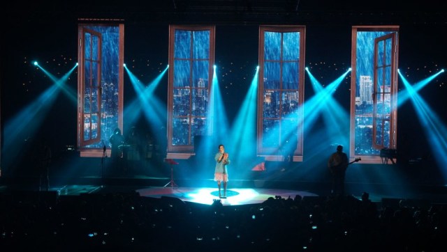 Penampilan Raisa di LAFFestival (Foto: Nugroho Sejati/kumparan)