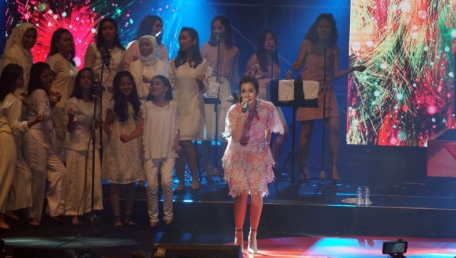 Penampilan Raisa di LAFFestival (Foto: Nugroho Sejati/kumparan)