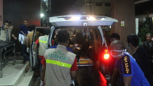 Korban Kecelakaan bus di Subang (Foto: ANTARA FOTO/Yusup Suparman)