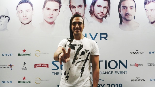 Dj Ummet Ozcan di Sensation Jakarta 2018. (Foto: Helmi Afandi/kumparan)